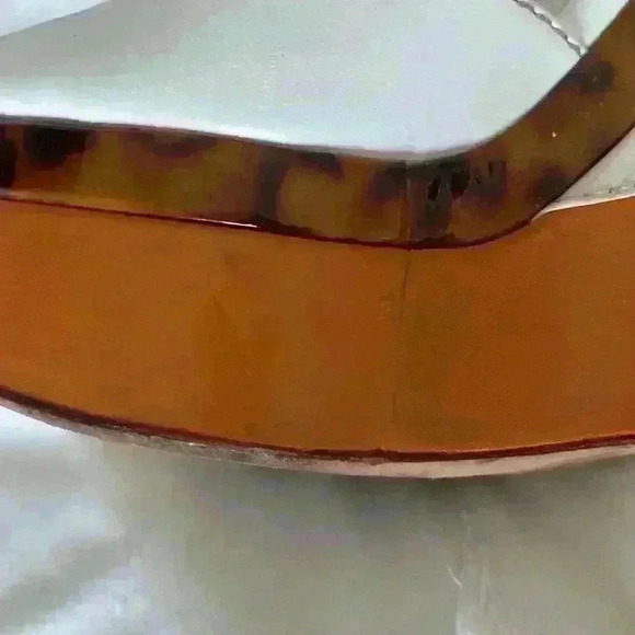 Vintage Gucci platform, white sandals. Size 39. - Picture 12 of 13